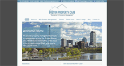 Desktop Screenshot of bostonpropertycare.com